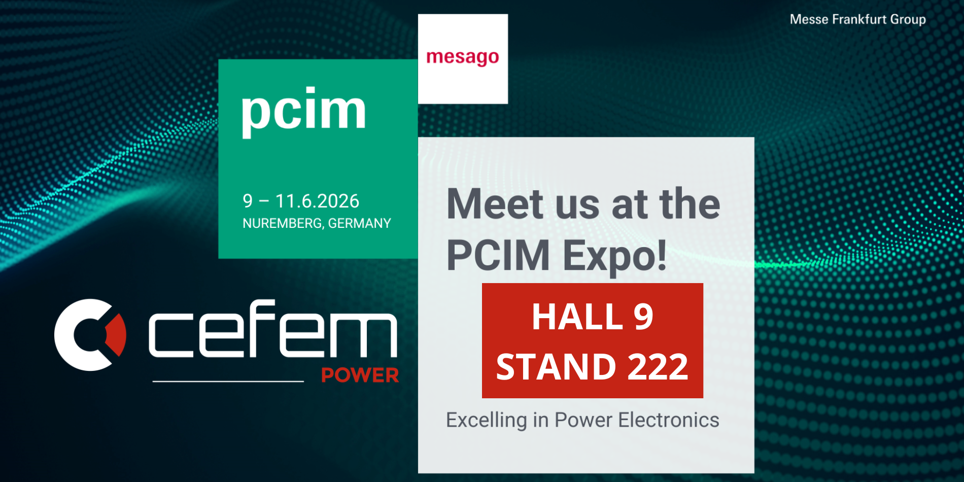 We will be at PCIM 2026, the hub for Power Electronics !